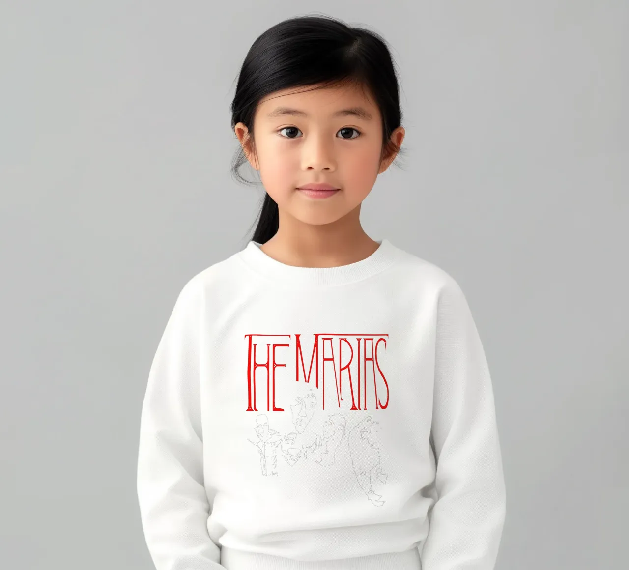 The Marias - Typography And Silhouette felpa bambino da Gage Gottlieb