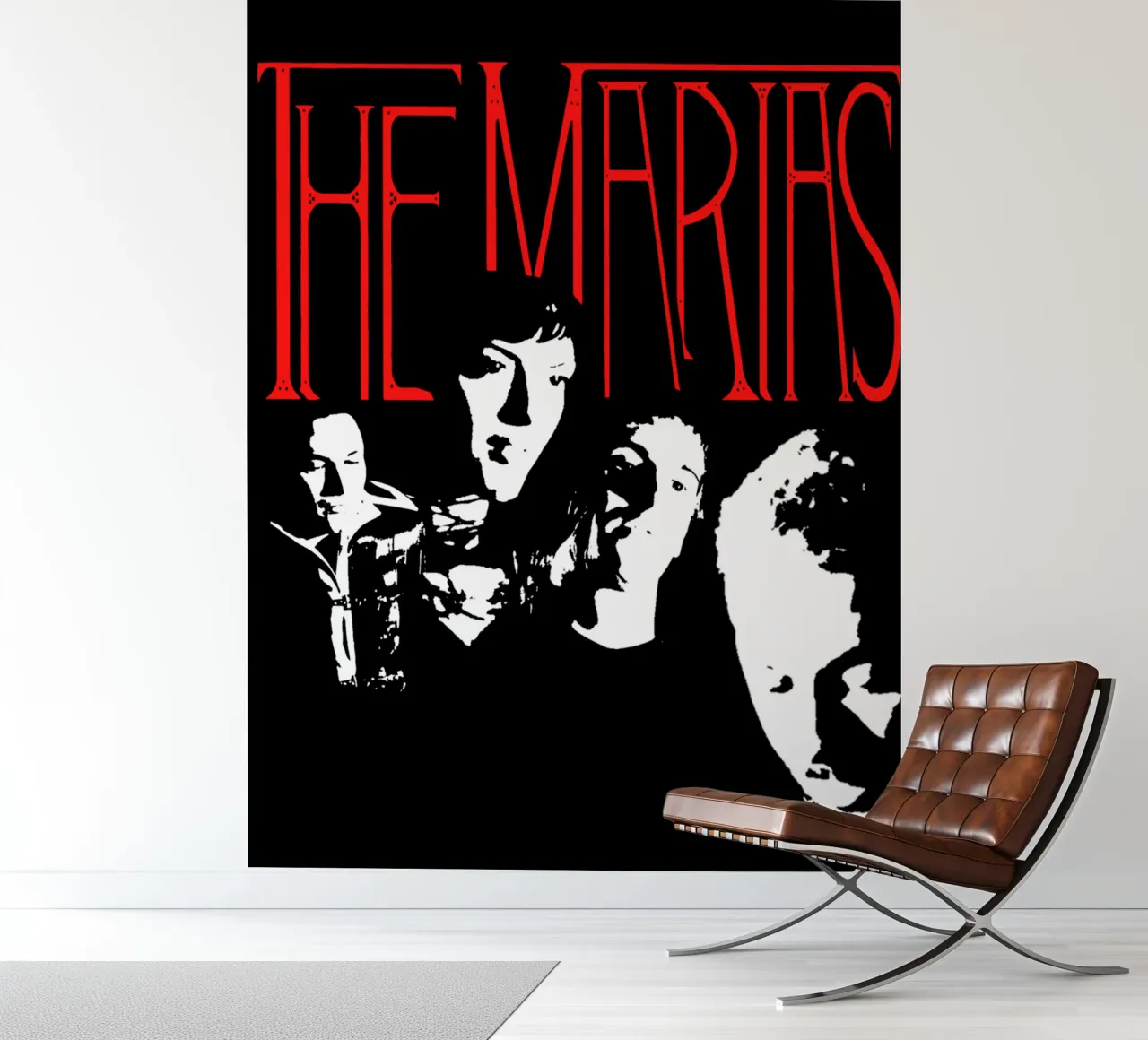 The Marias - Typography And Silhouette photo wallpaper by Gage Gottlieb