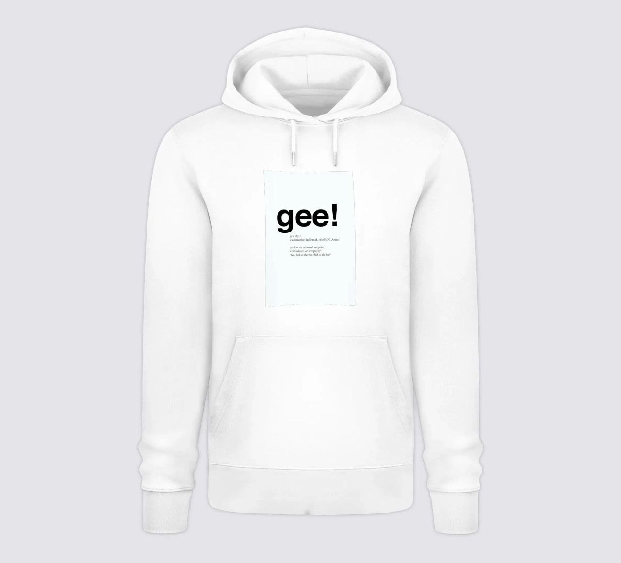 The gee interjection felpa con cappuccio da Matěj Kašpar Jirásek