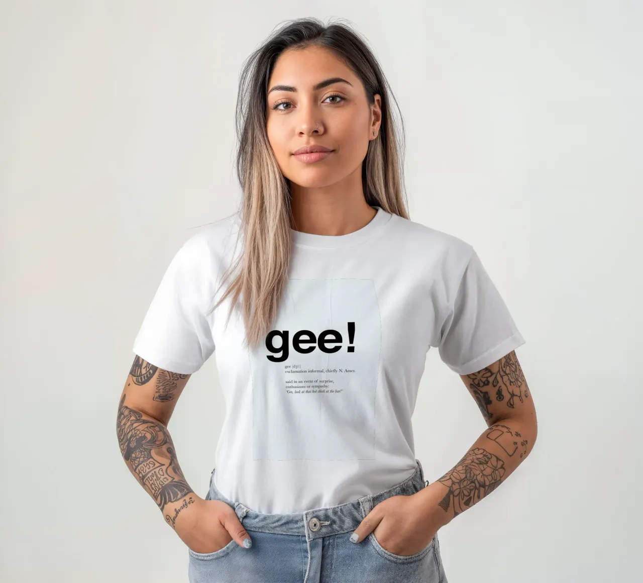 The gee interjection t-shirt da Matěj Kašpar Jirásek