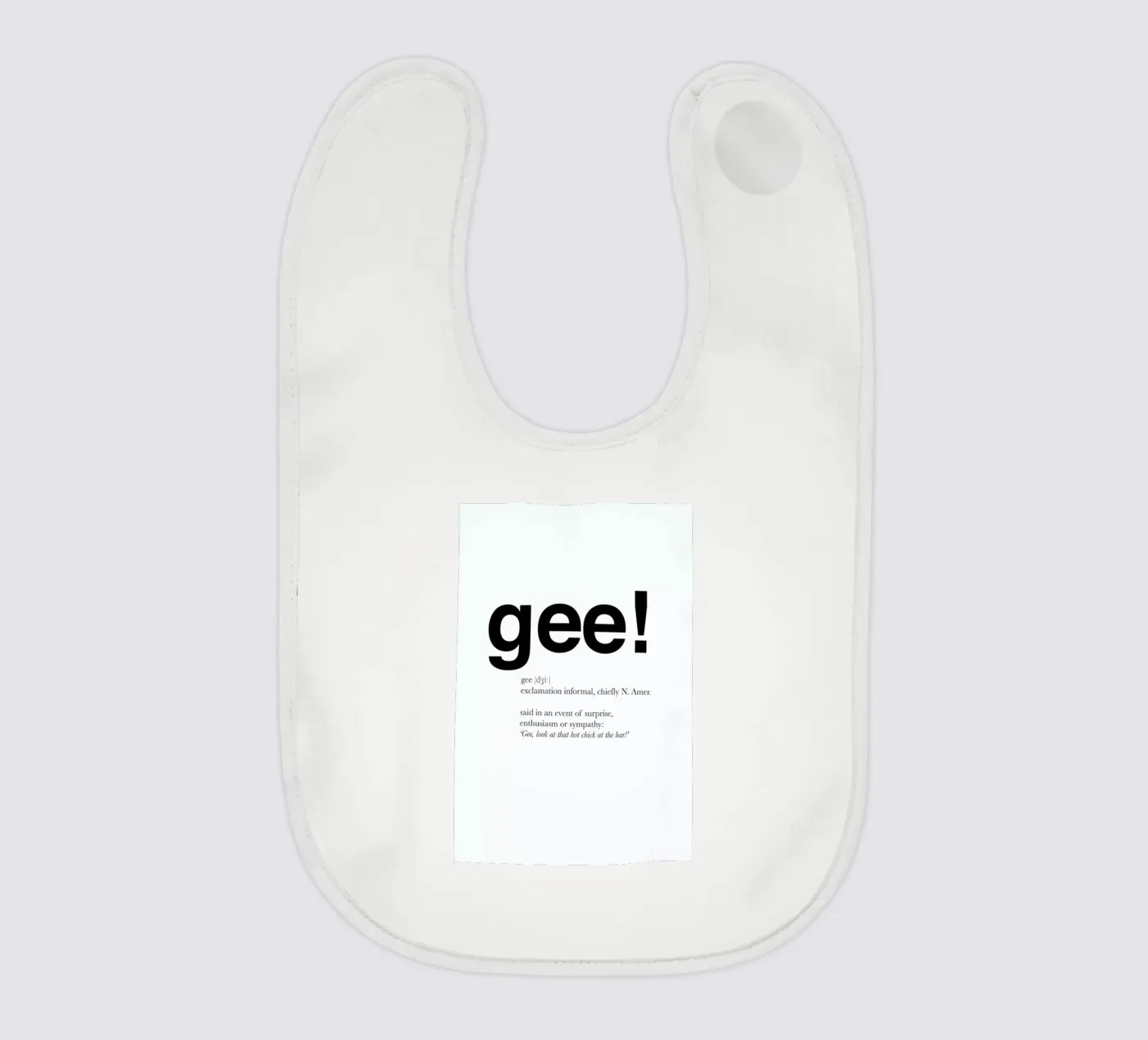 The gee interjection Babylätzchen von Matěj Kašpar Jirásek