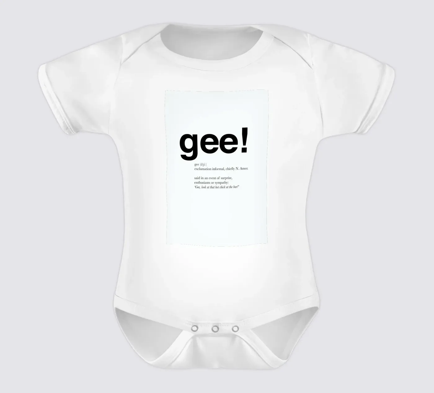The gee interjection body bébé de Matěj Kašpar Jirásek