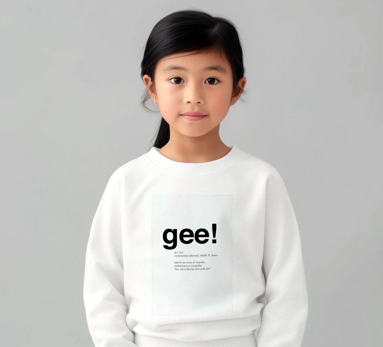 The gee interjection felpa bambino da Matěj Kašpar Jirásek