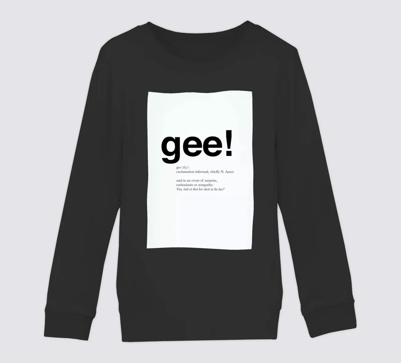 The gee interjection felpa bambino da Matěj Kašpar Jirásek