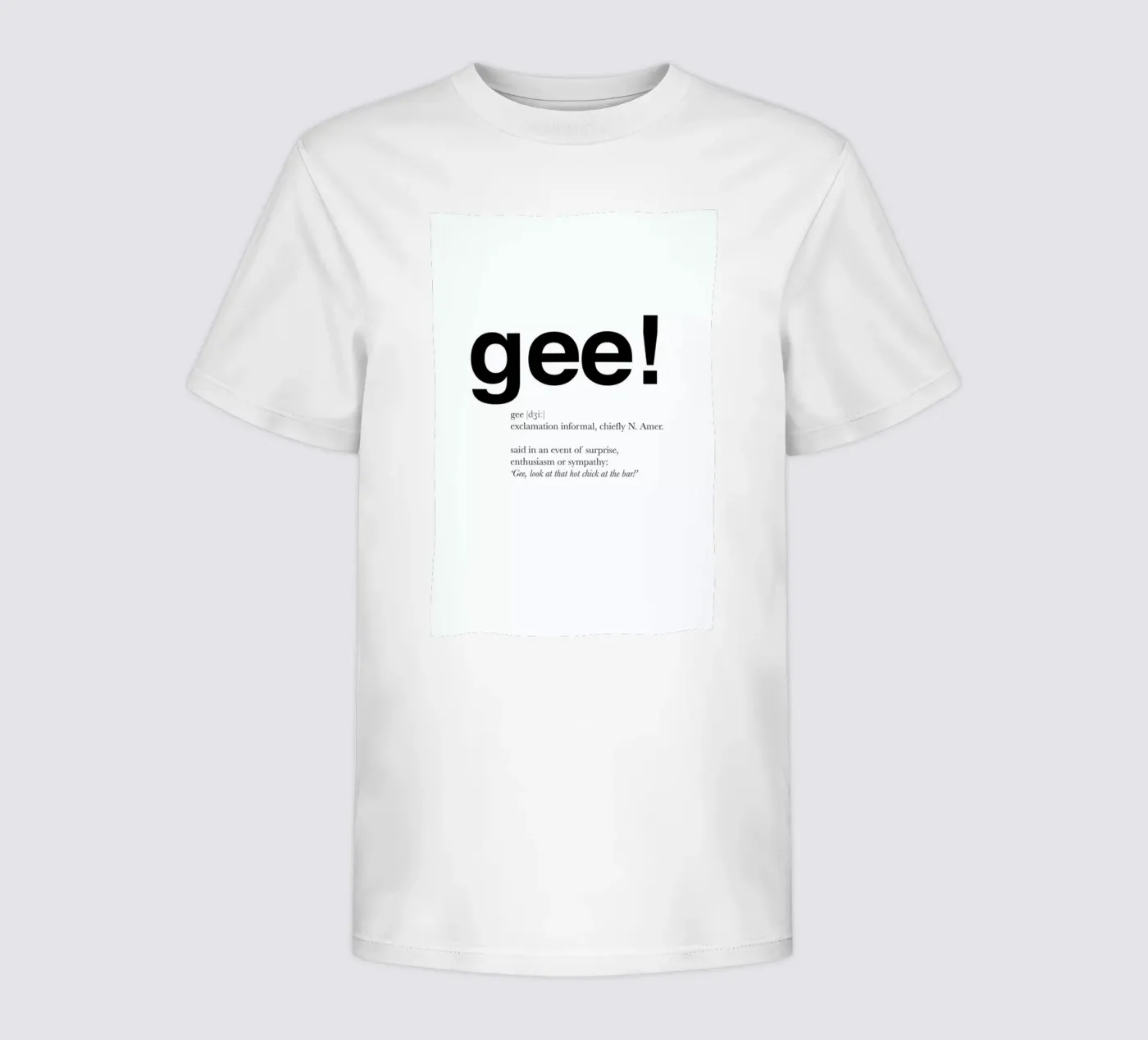 The gee interjection Kinder T-Shirt von Matěj Kašpar Jirásek
