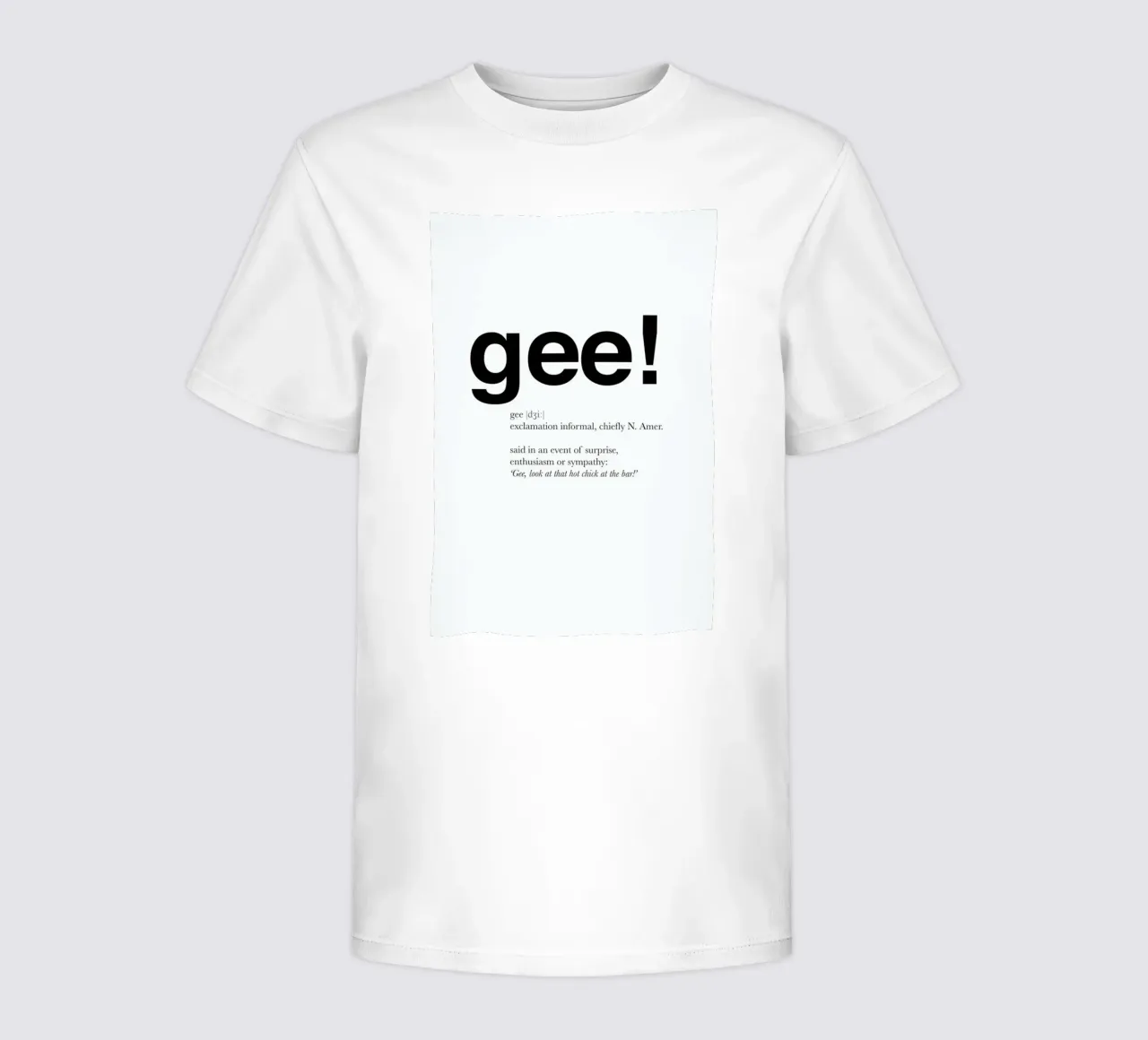 The gee interjection t-shirt bambini da Matěj Kašpar Jirásek