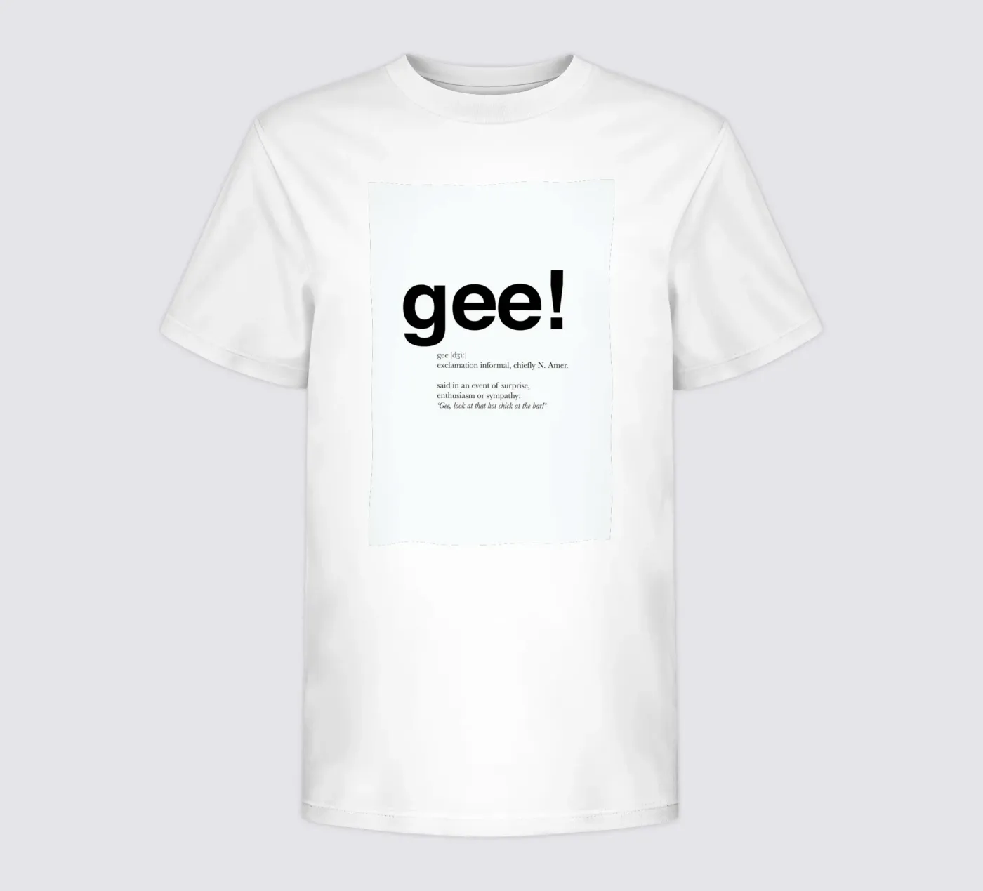 The gee interjection t-shirt bambini da Matěj Kašpar Jirásek