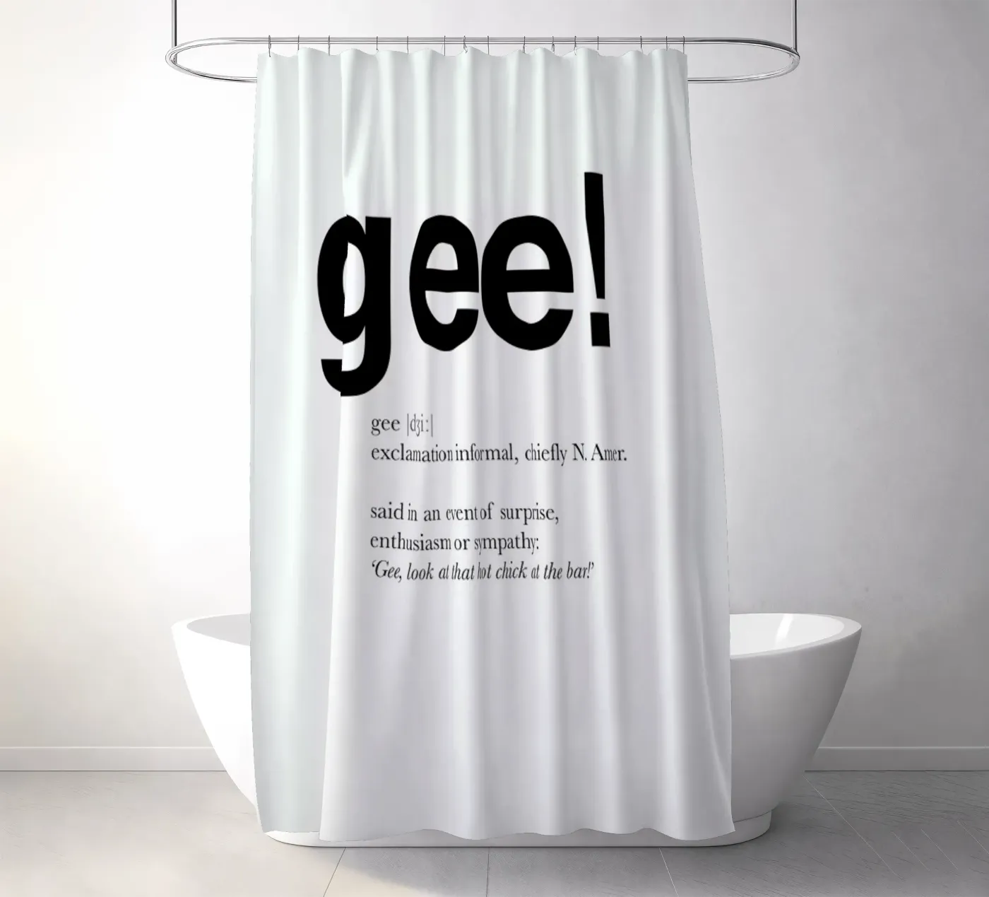The gee interjection douchegordijn van Matěj Kašpar Jirásek