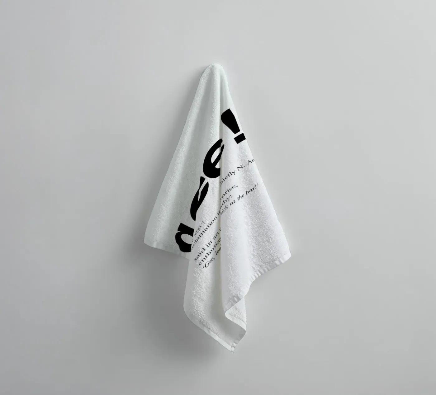 The gee interjection asciugamano da bagno da Matěj Kašpar Jirásek