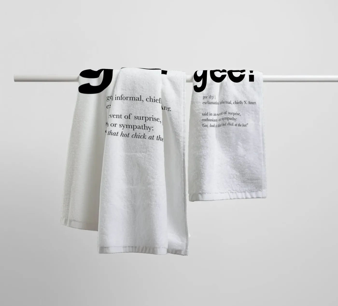 The gee interjection asciugamano da bagno da Matěj Kašpar Jirásek