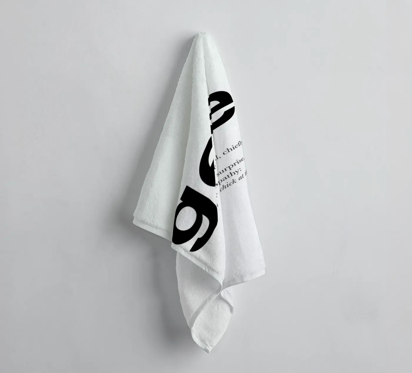 The gee interjection asciugamano da bagno da Matěj Kašpar Jirásek