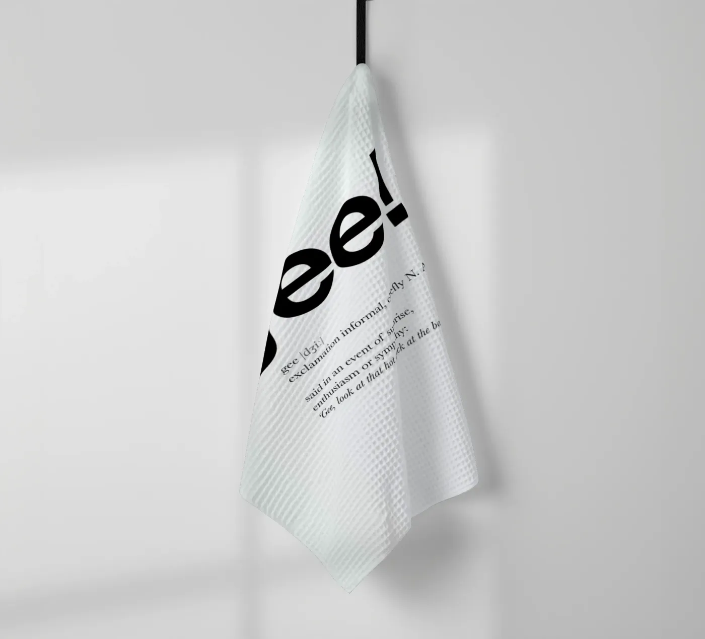 The gee interjection Geschirrtuch von Matěj Kašpar Jirásek