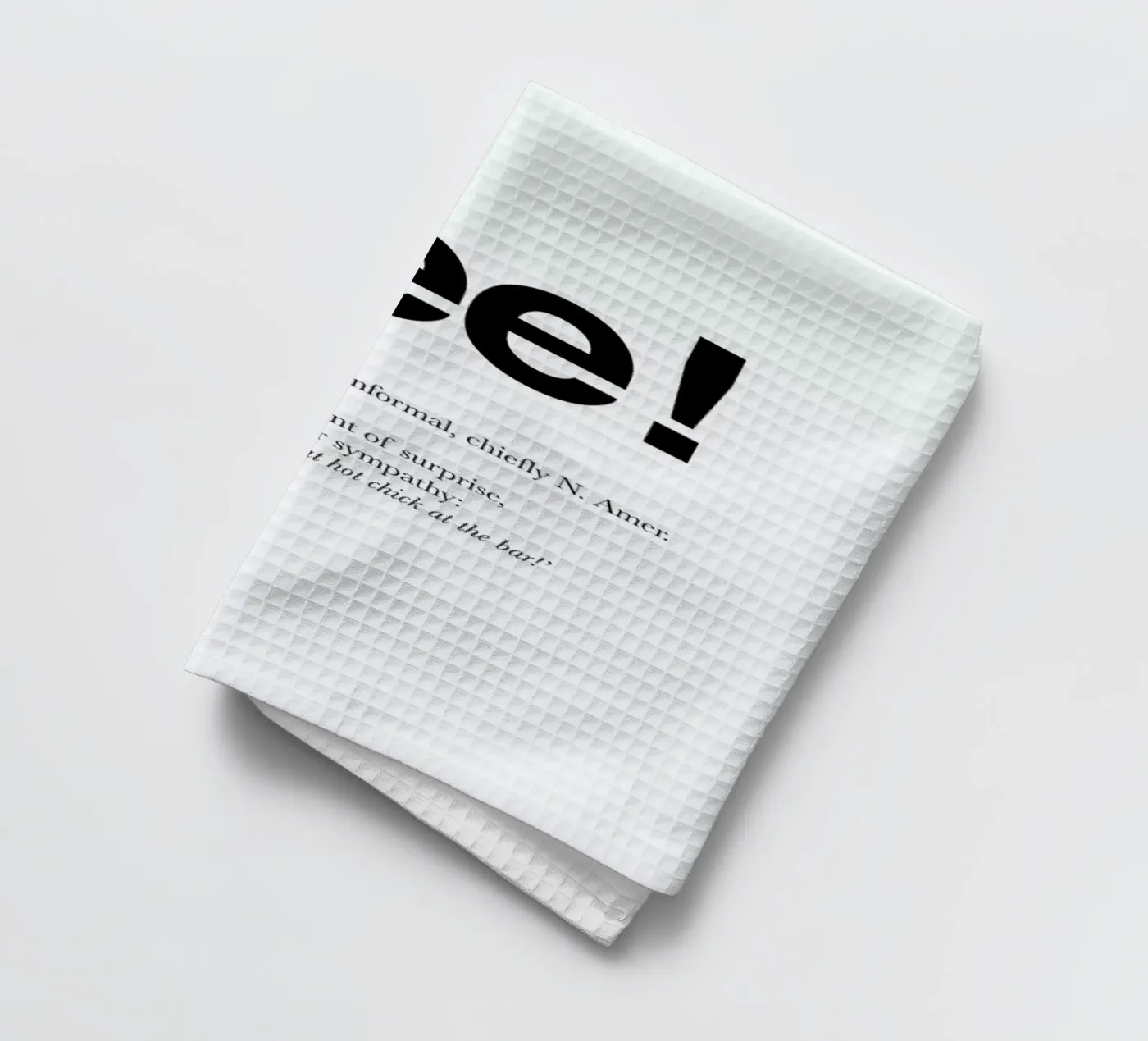 The gee interjection Geschirrtuch von Matěj Kašpar Jirásek