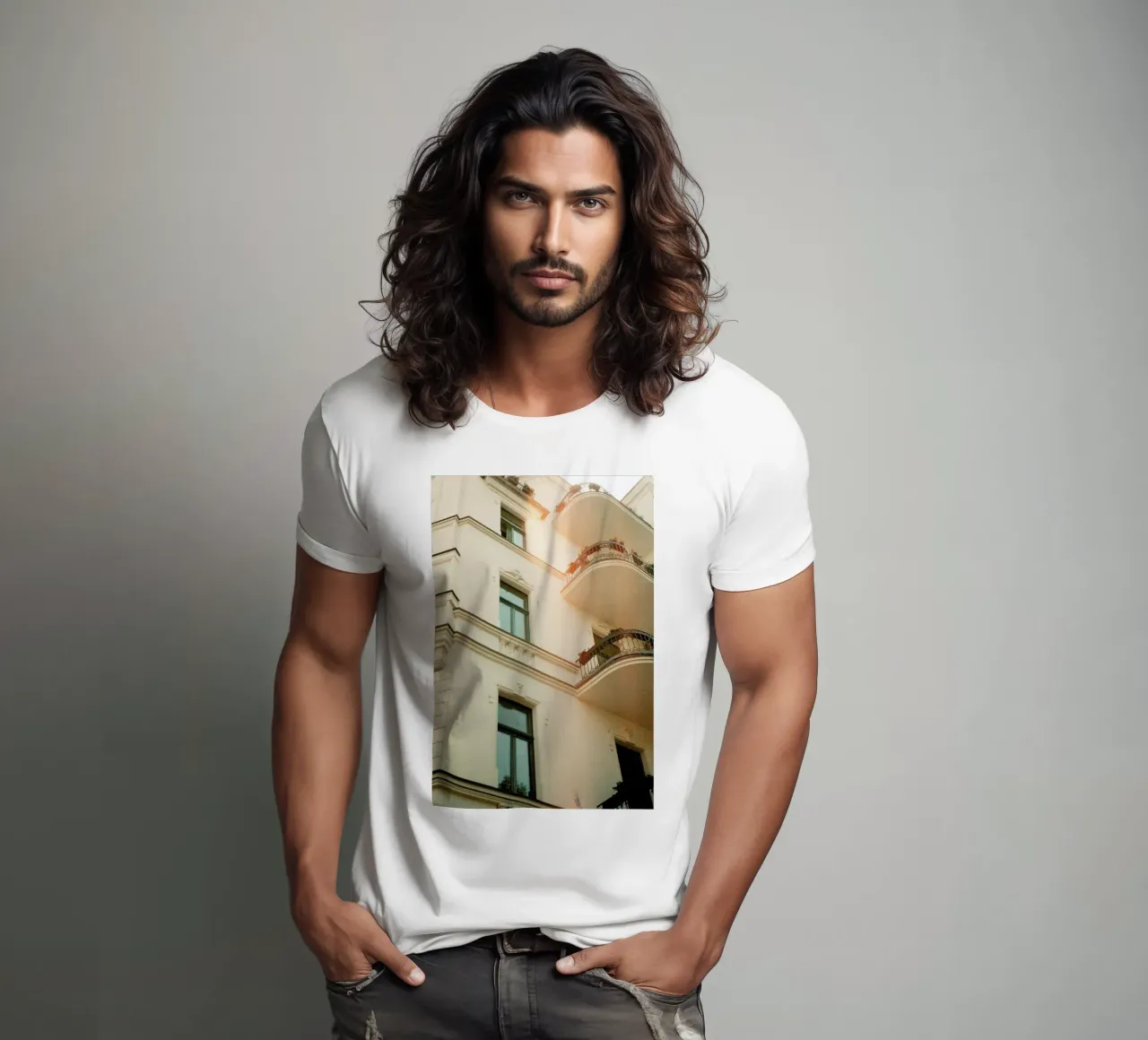 Analog Series Flares On Architecture t-shirt da Sebastian Hilgetag