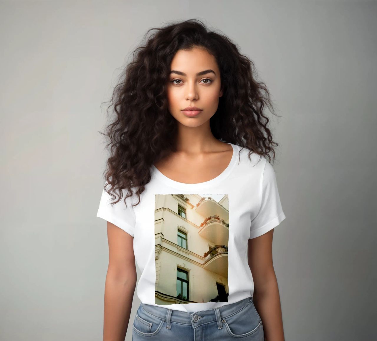 Analog Series Flares On Architecture t-shirt da donna da Sebastian Hilgetag