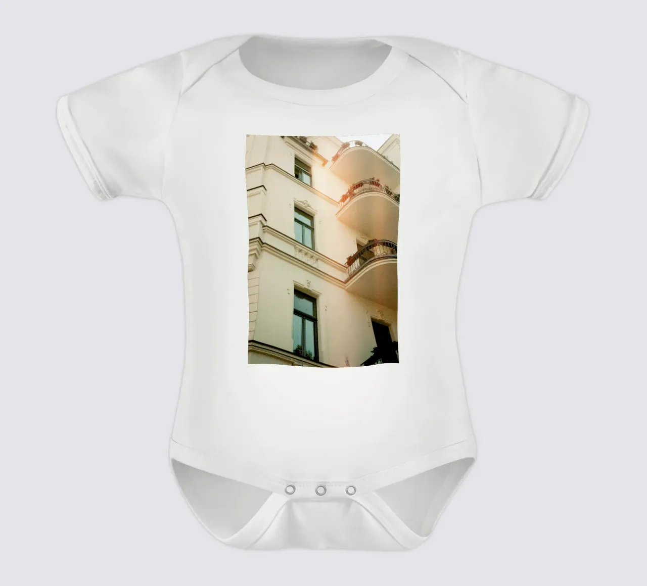 Analog Series Flares On Architecture body neonato maniche corte da Sebastian Hilgetag