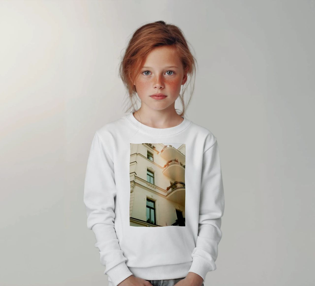 Analog Series Flares On Architecture felpa bambino da Sebastian Hilgetag