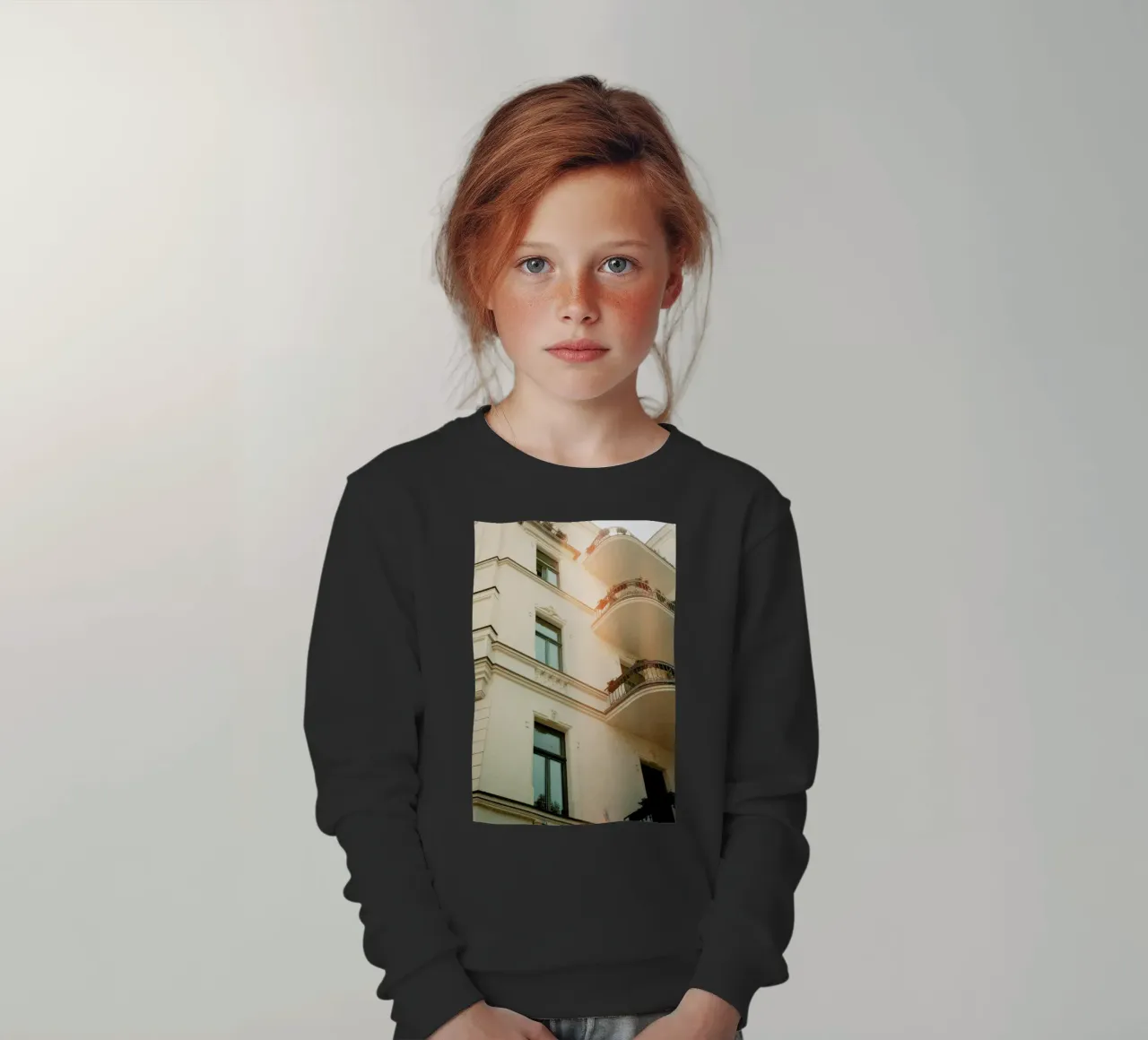 Analog Series Flares On Architecture felpa bambino da Sebastian Hilgetag