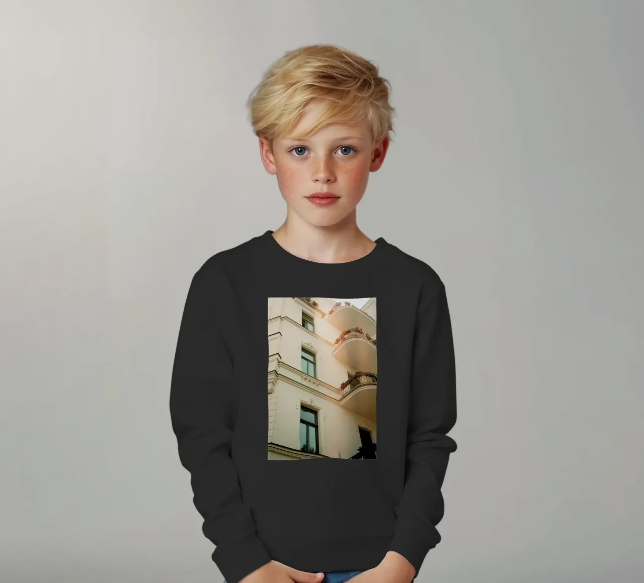 Analog Series Flares On Architecture felpa bambino da Sebastian Hilgetag