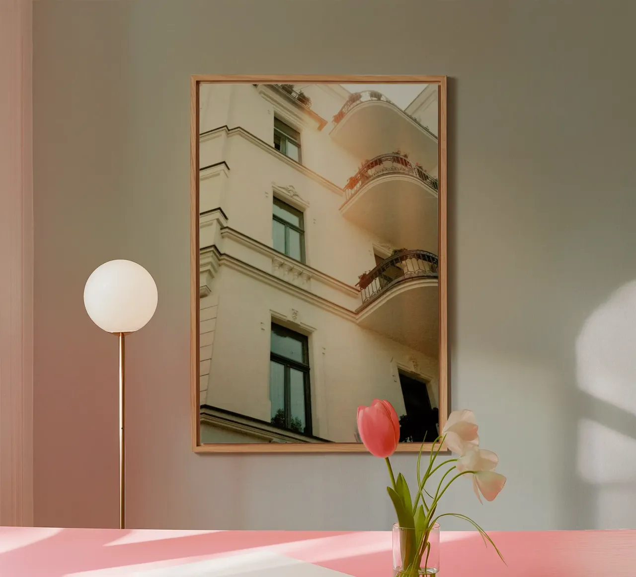 Analog Series Flares On Architecture Alu-Dibond von Sebastian Hilgetag