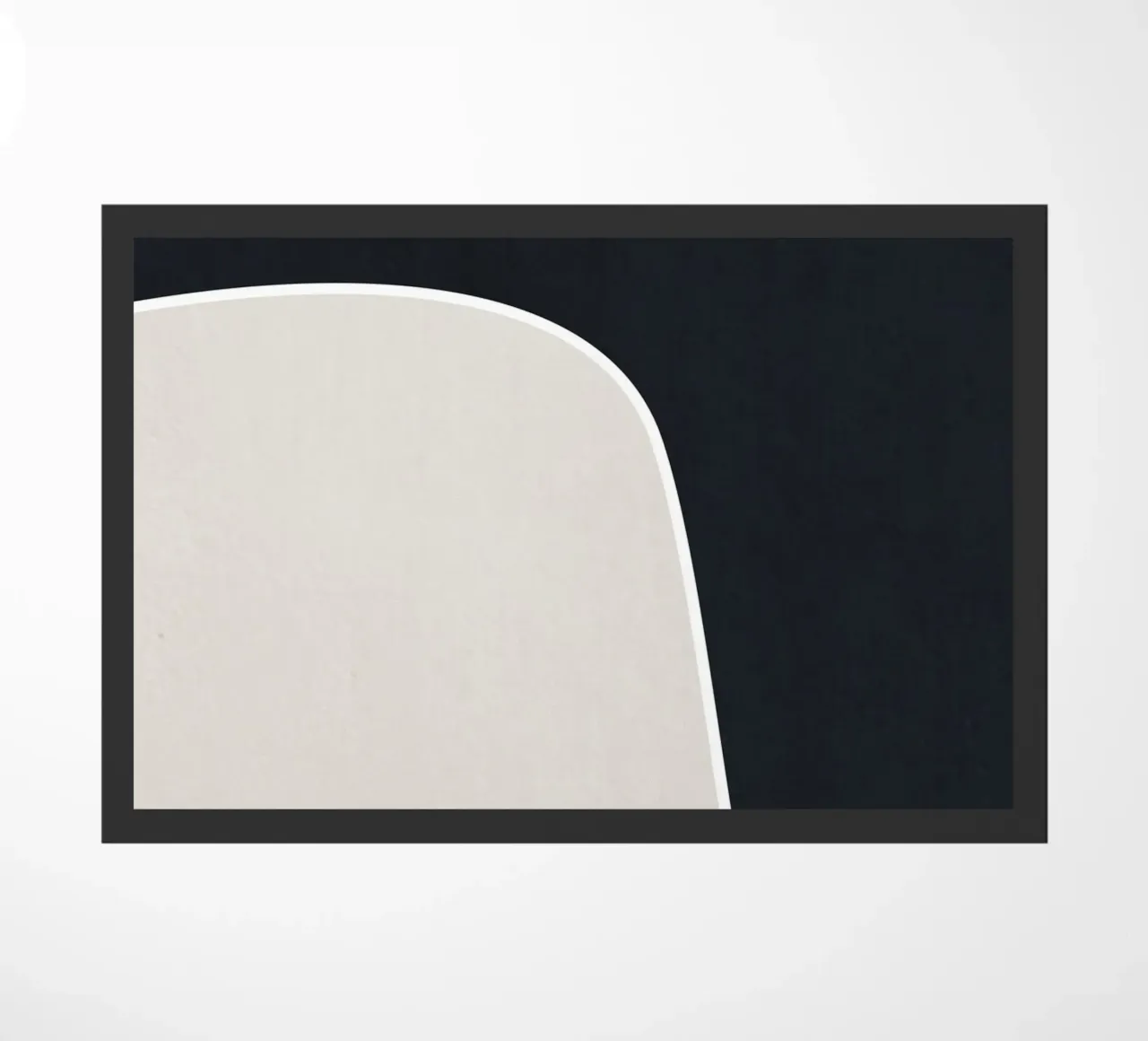 simple geometric abstract felpudo de vintageshop
