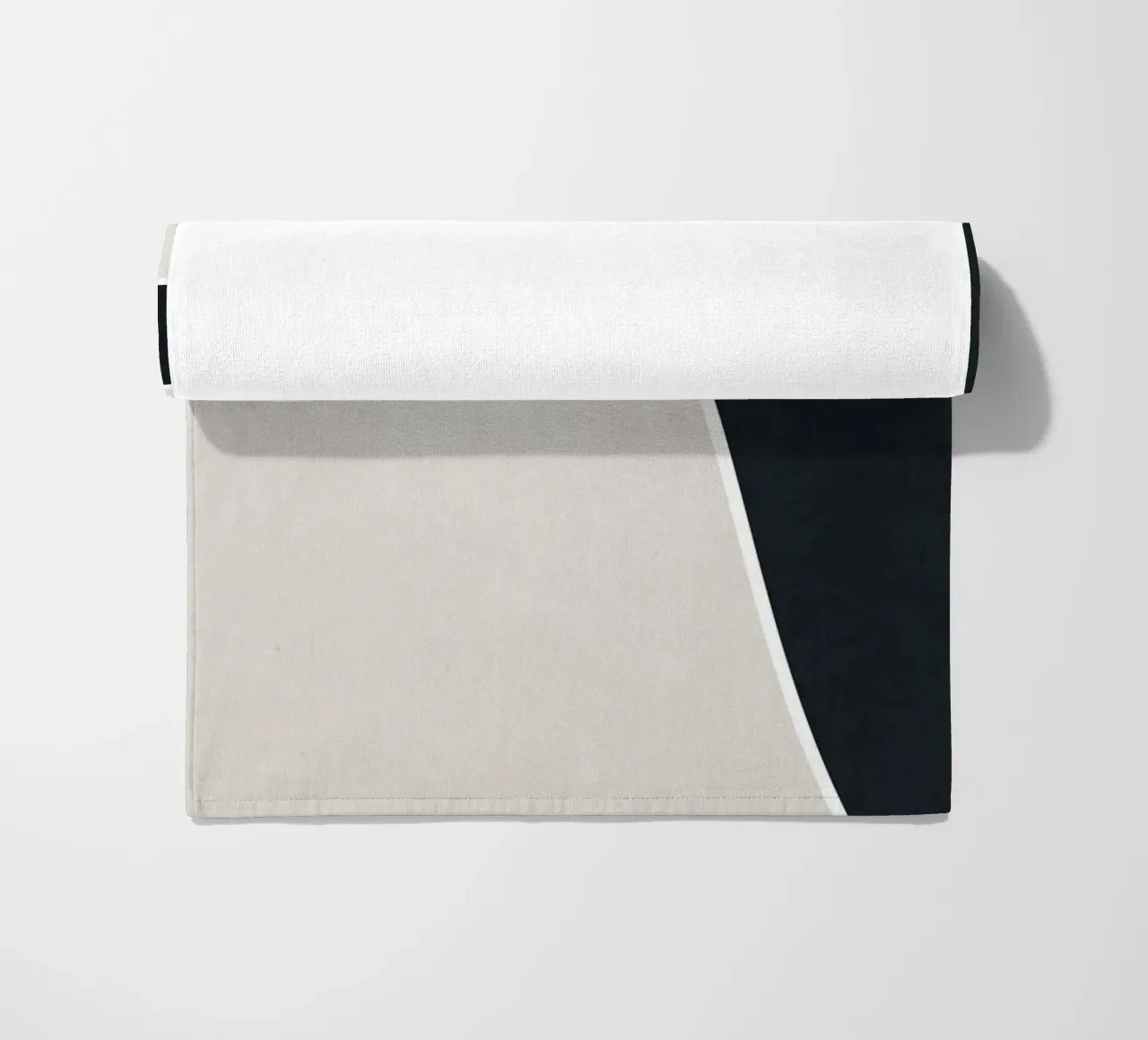 simple geometric abstract telo mare da vintageshop