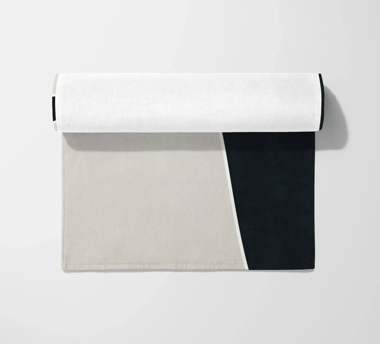 simple geometric abstract telo mare da vintageshop