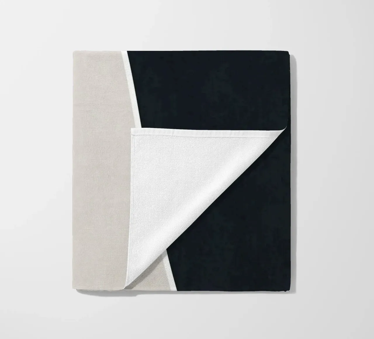 simple geometric abstract telo mare da vintageshop