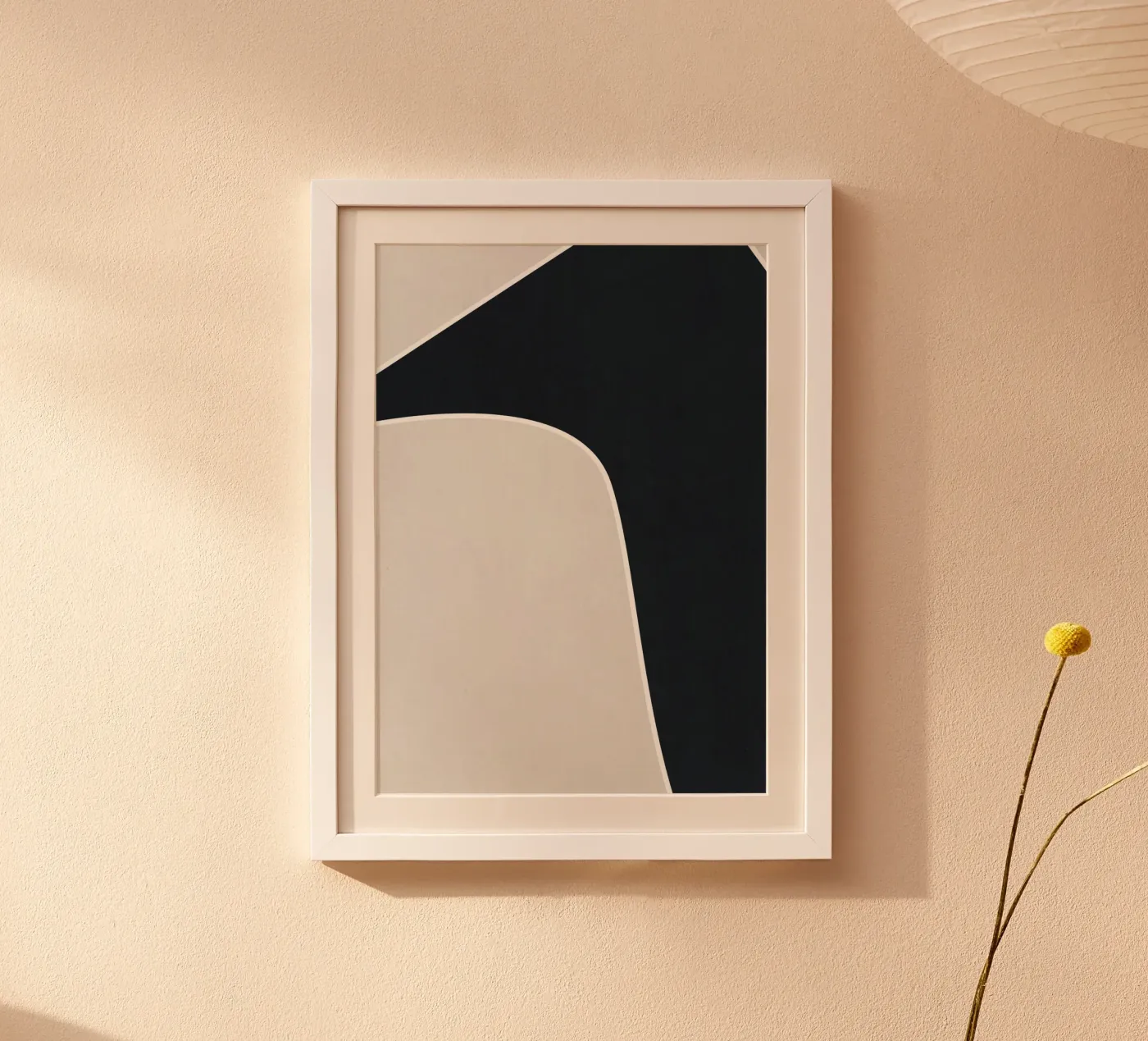 simple geometric abstract poster van vintageshop