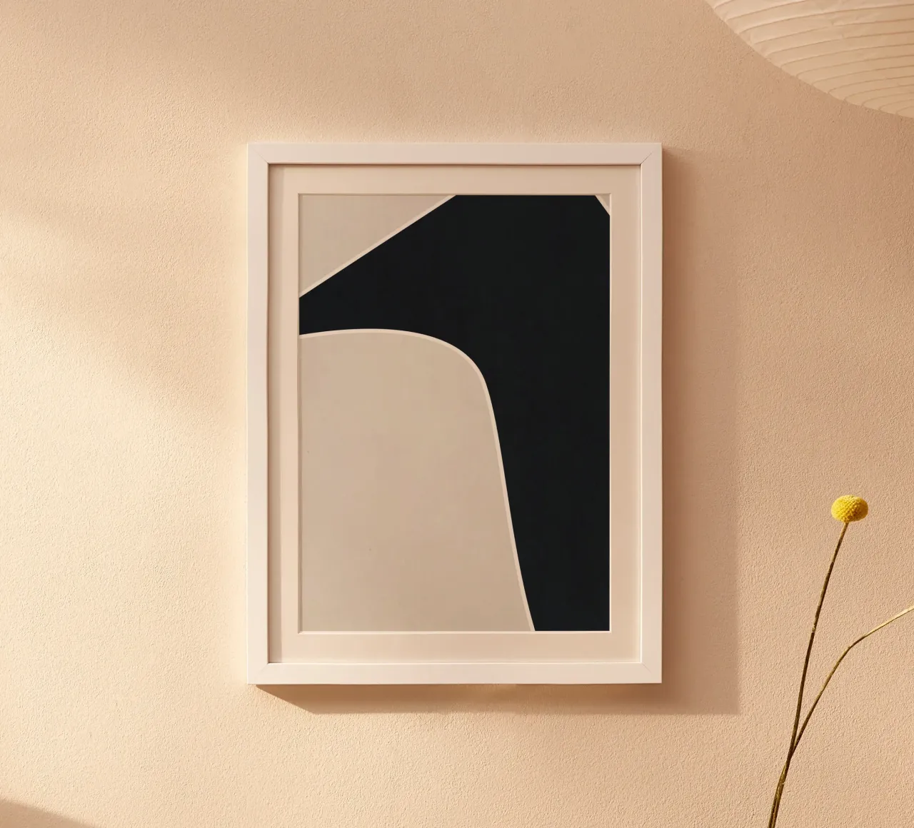 simple geometric abstract poster da vintageshop