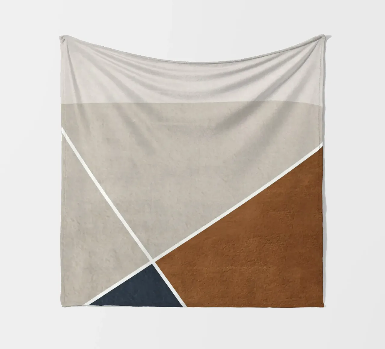 abstract geometric simple circular Fleecedecke von vintageshop