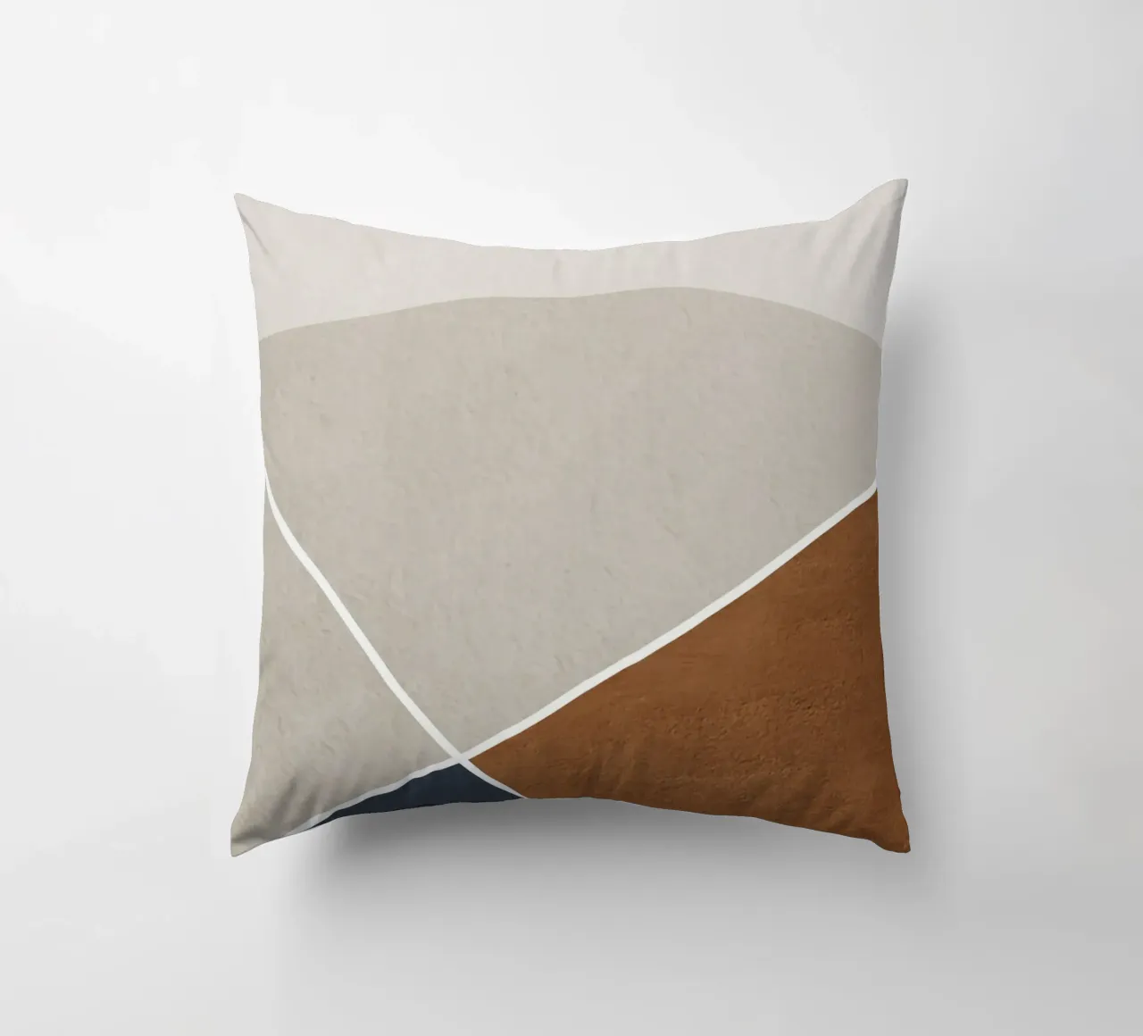 abstract geometric simple circular Kissen von vintageshop