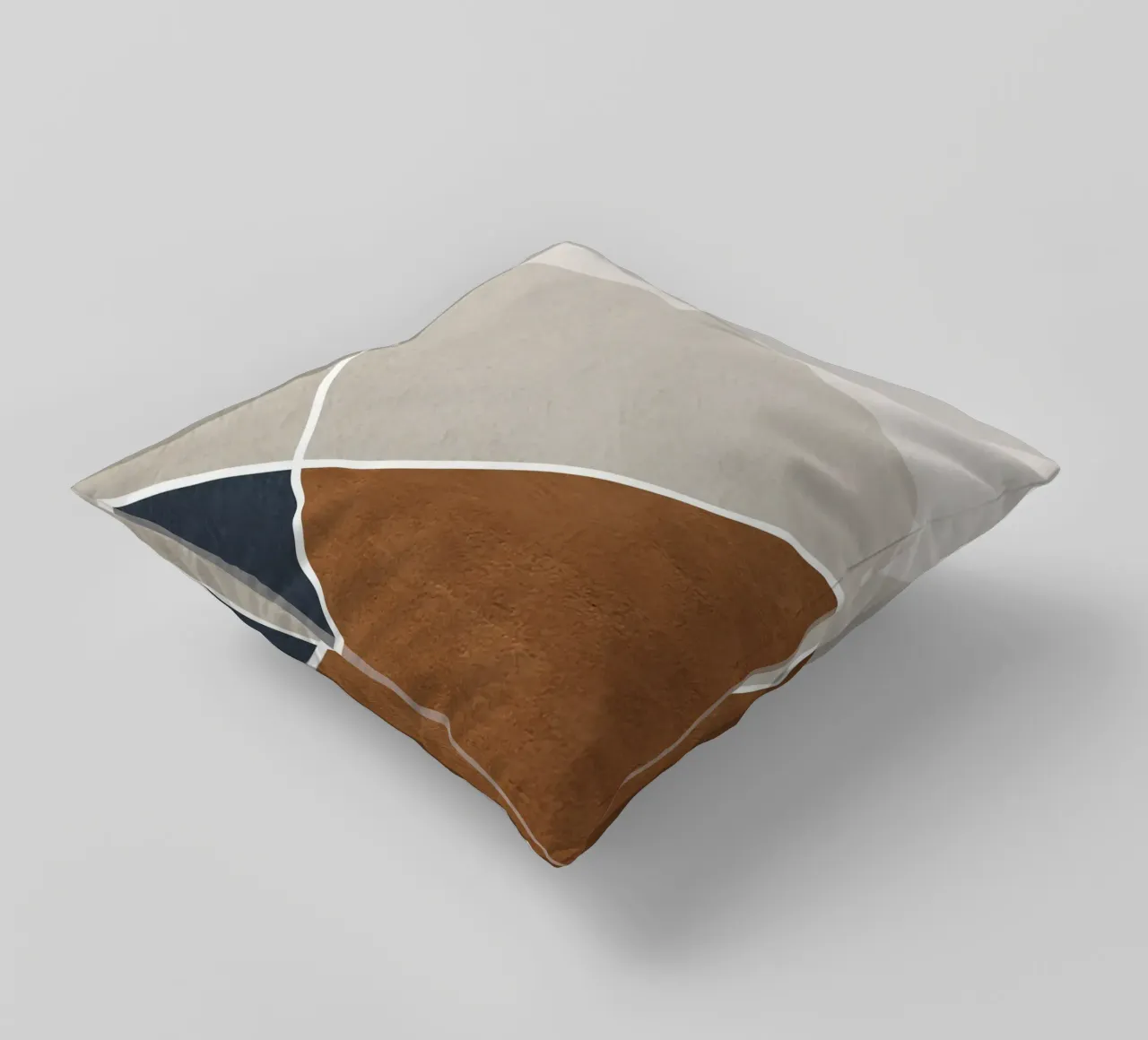 abstract geometric simple circular cuscino da vintageshop