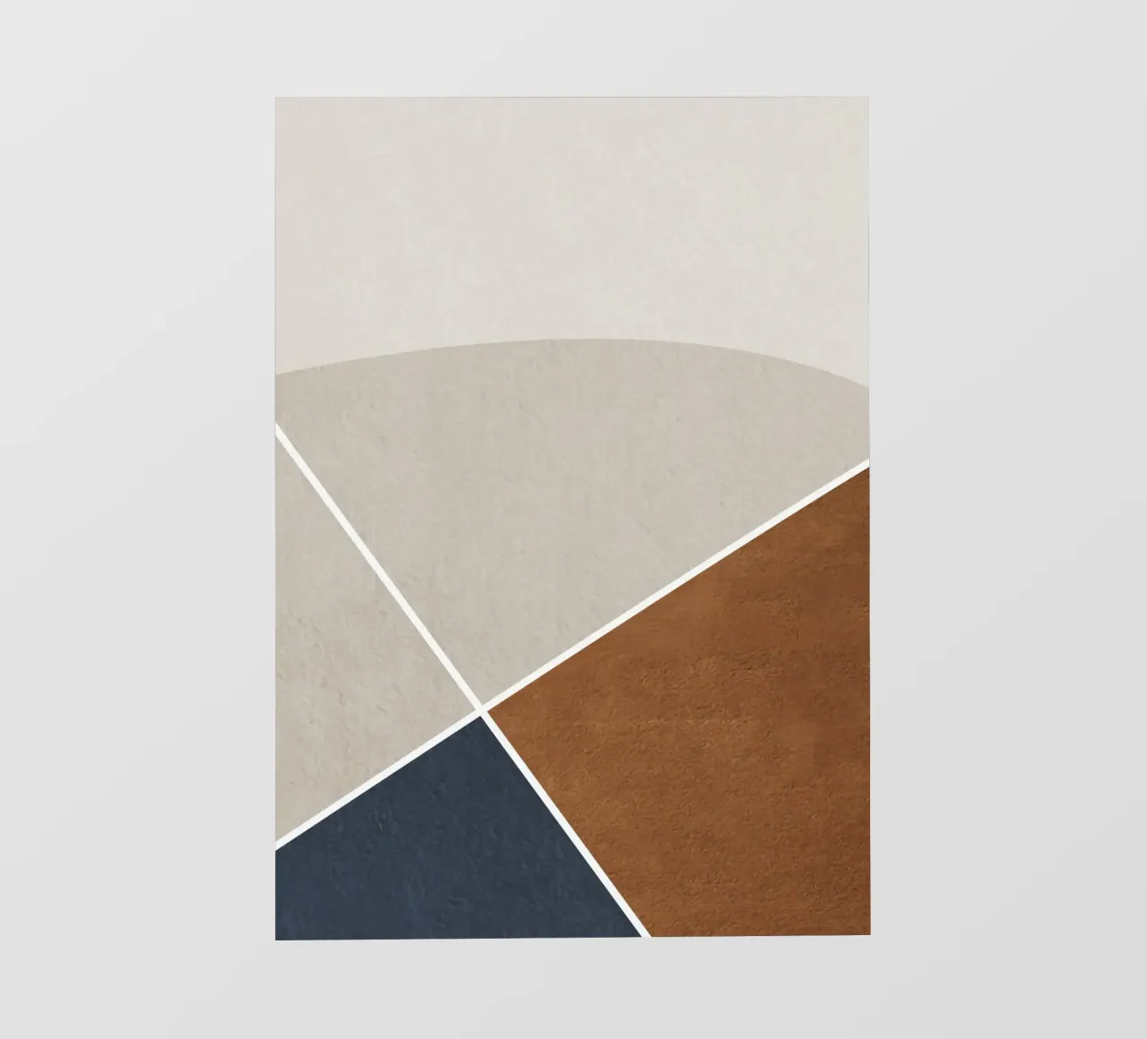 abstract geometric simple circular telo in pvc da vintageshop