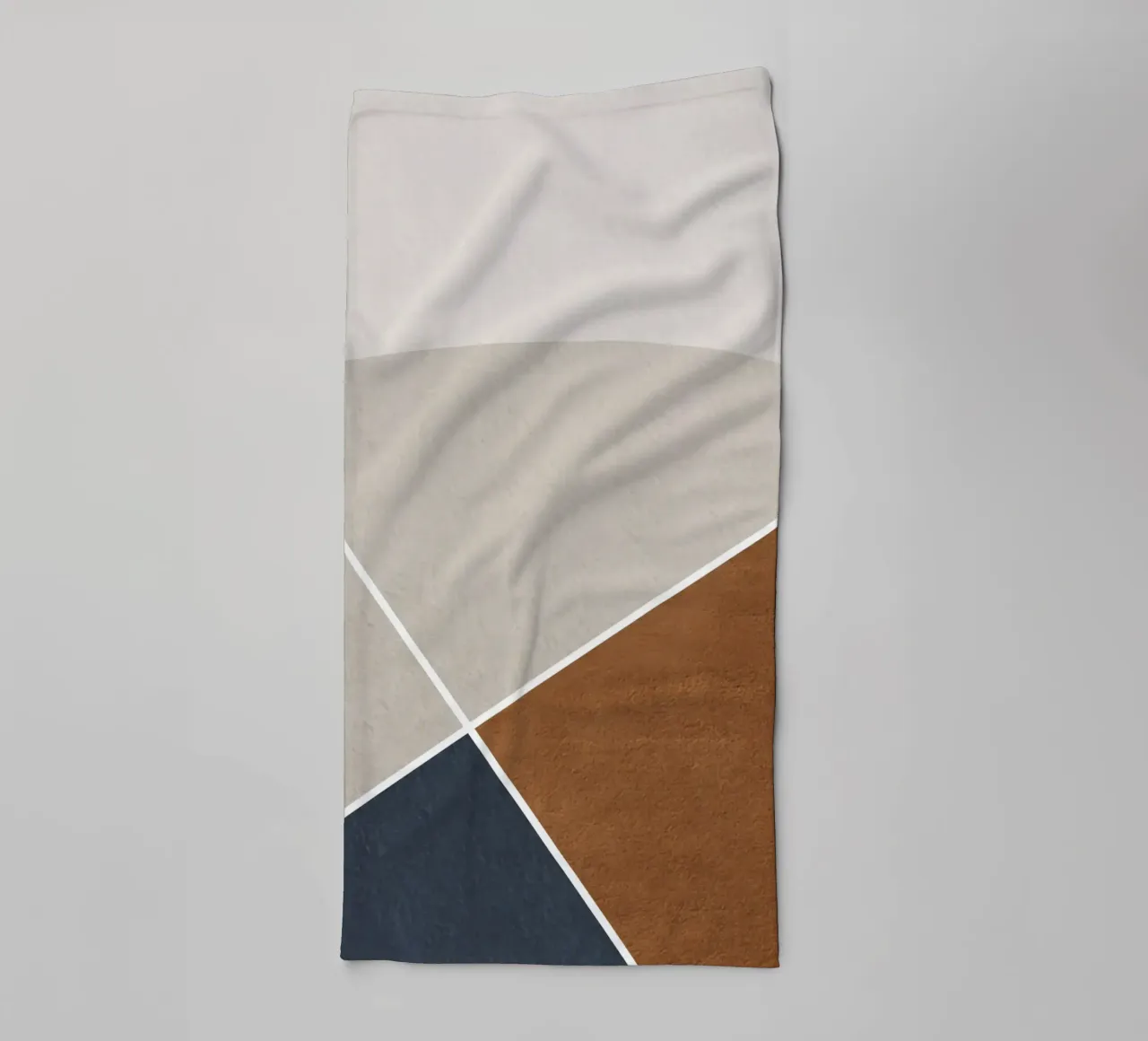 abstract geometric simple circular asciugamano da bagno da vintageshop