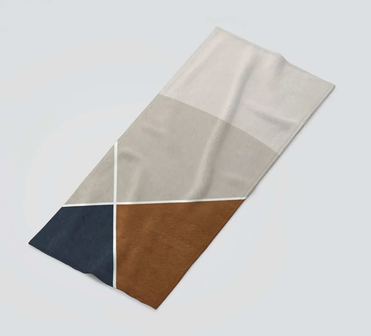 abstract geometric simple circular telo mare da vintageshop