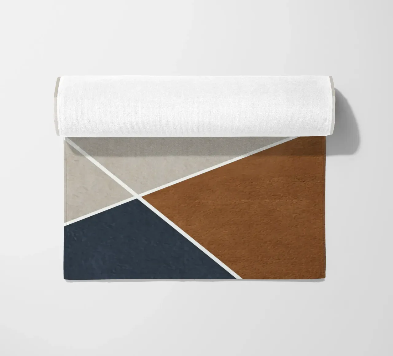 abstract geometric simple circular telo mare da vintageshop