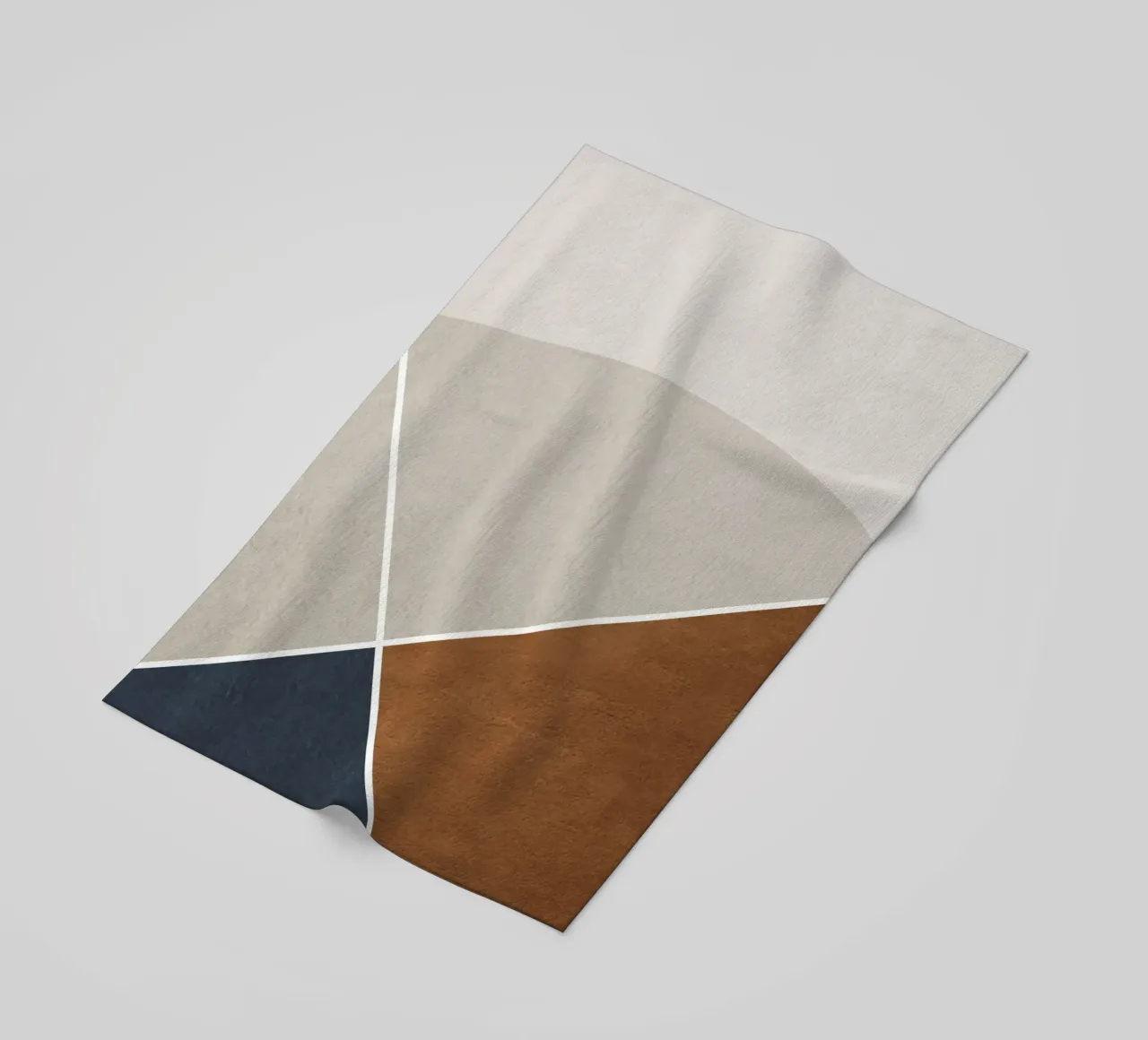abstract geometric simple circular Strandtuch von vintageshop