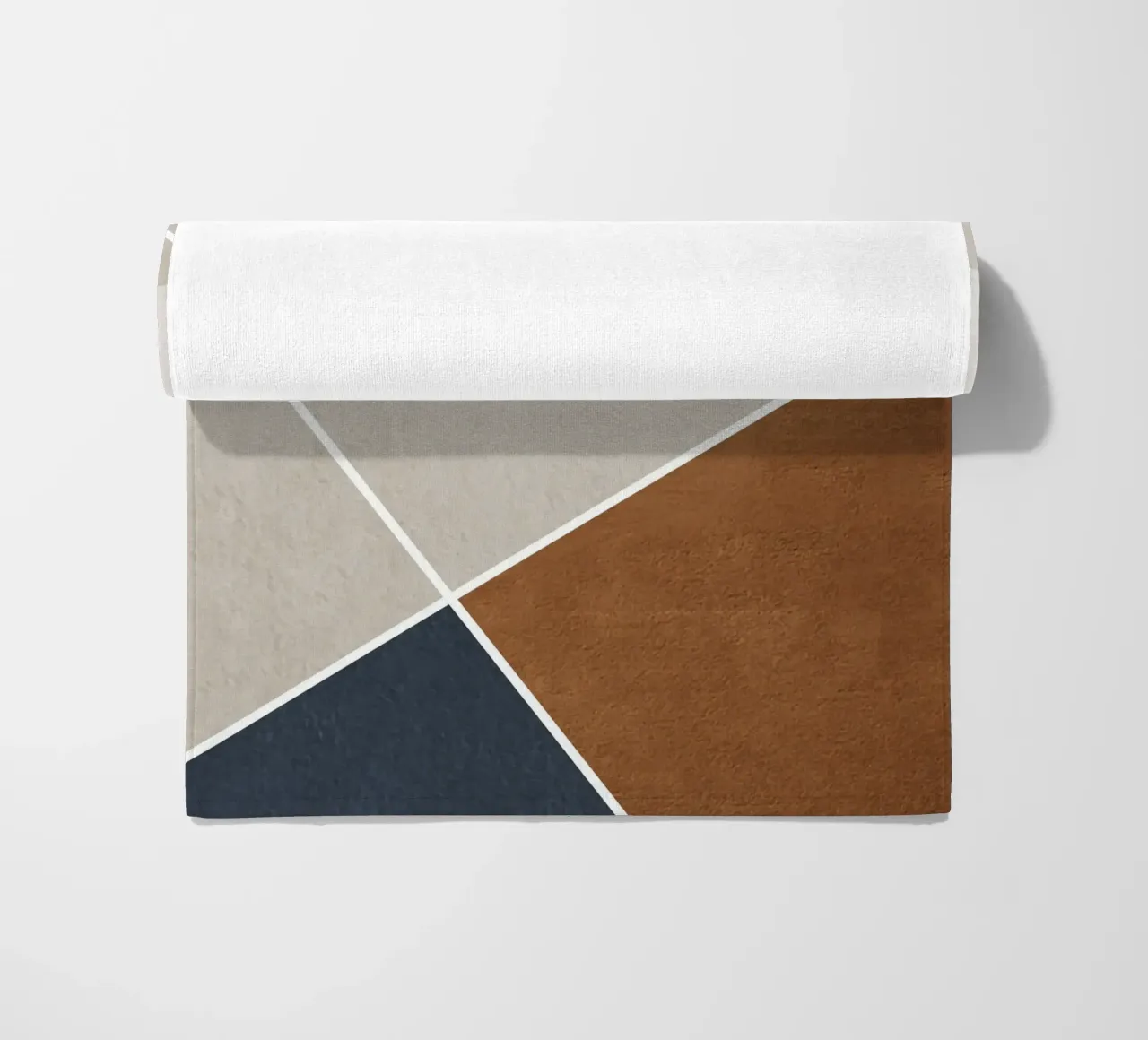 abstract geometric simple circular telo mare da vintageshop