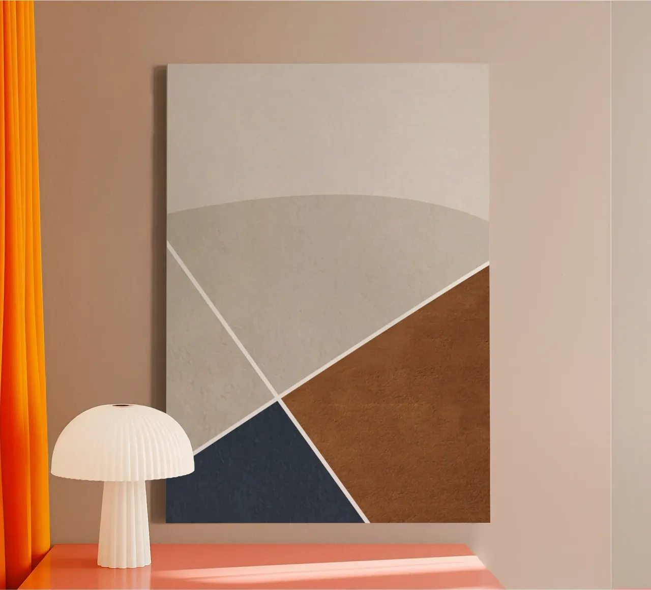 abstract geometric simple circular tela da vintageshop