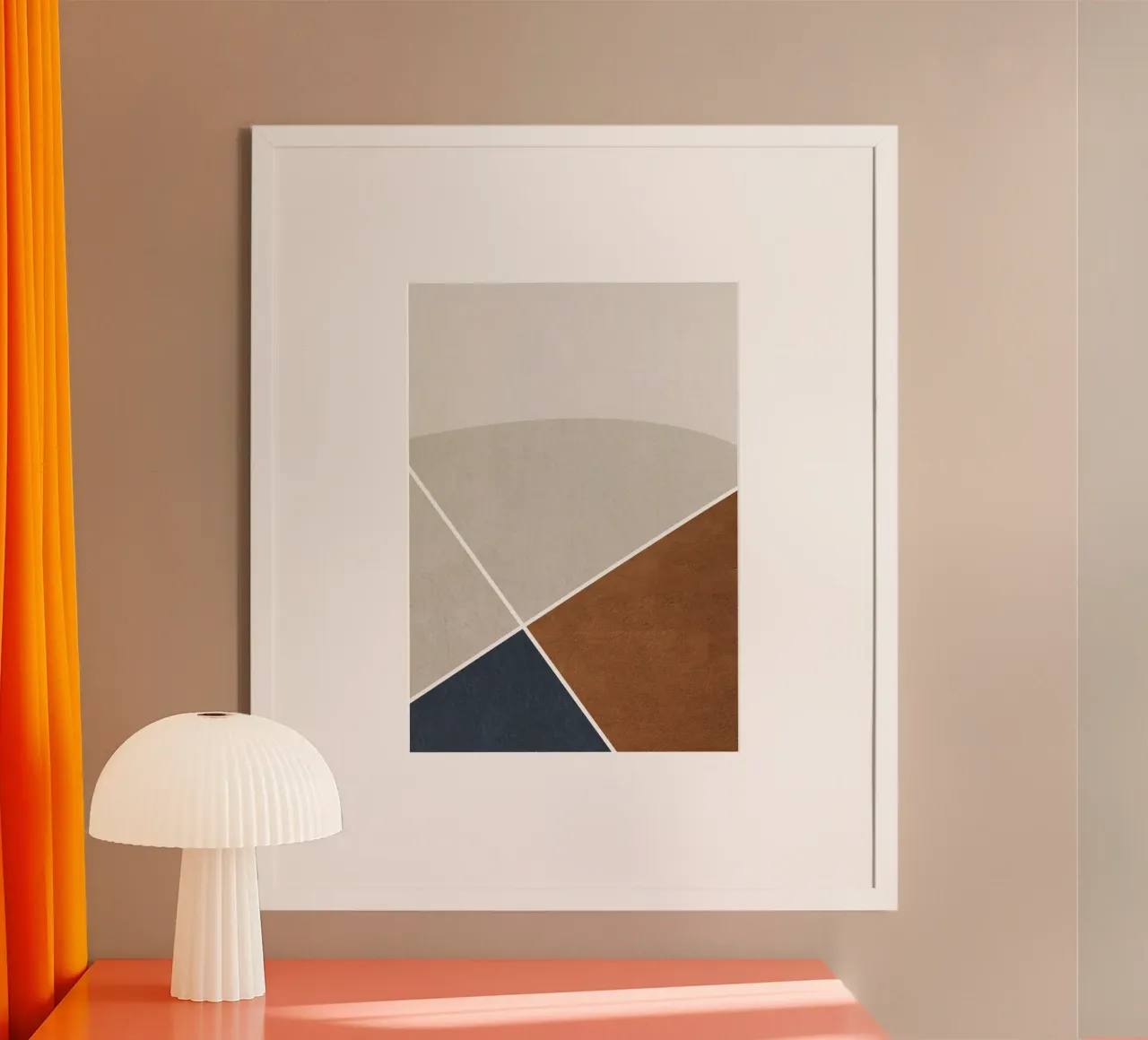 abstract geometric simple circular carta hahnemühle da vintageshop