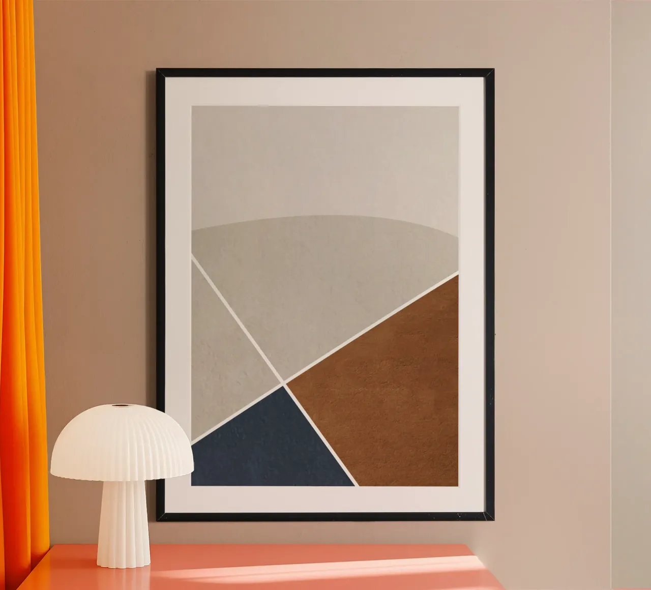 abstract geometric simple circular carta hahnemühle da vintageshop