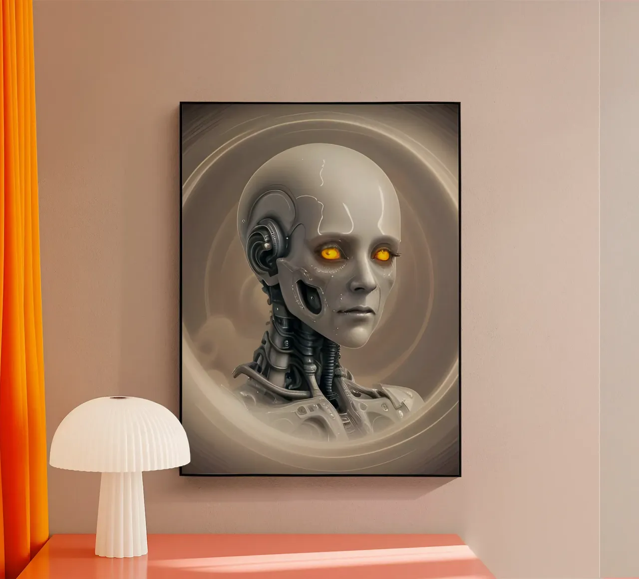 The Thoughtful Cybernetic Observer plexiglass da Lady Mathzeba