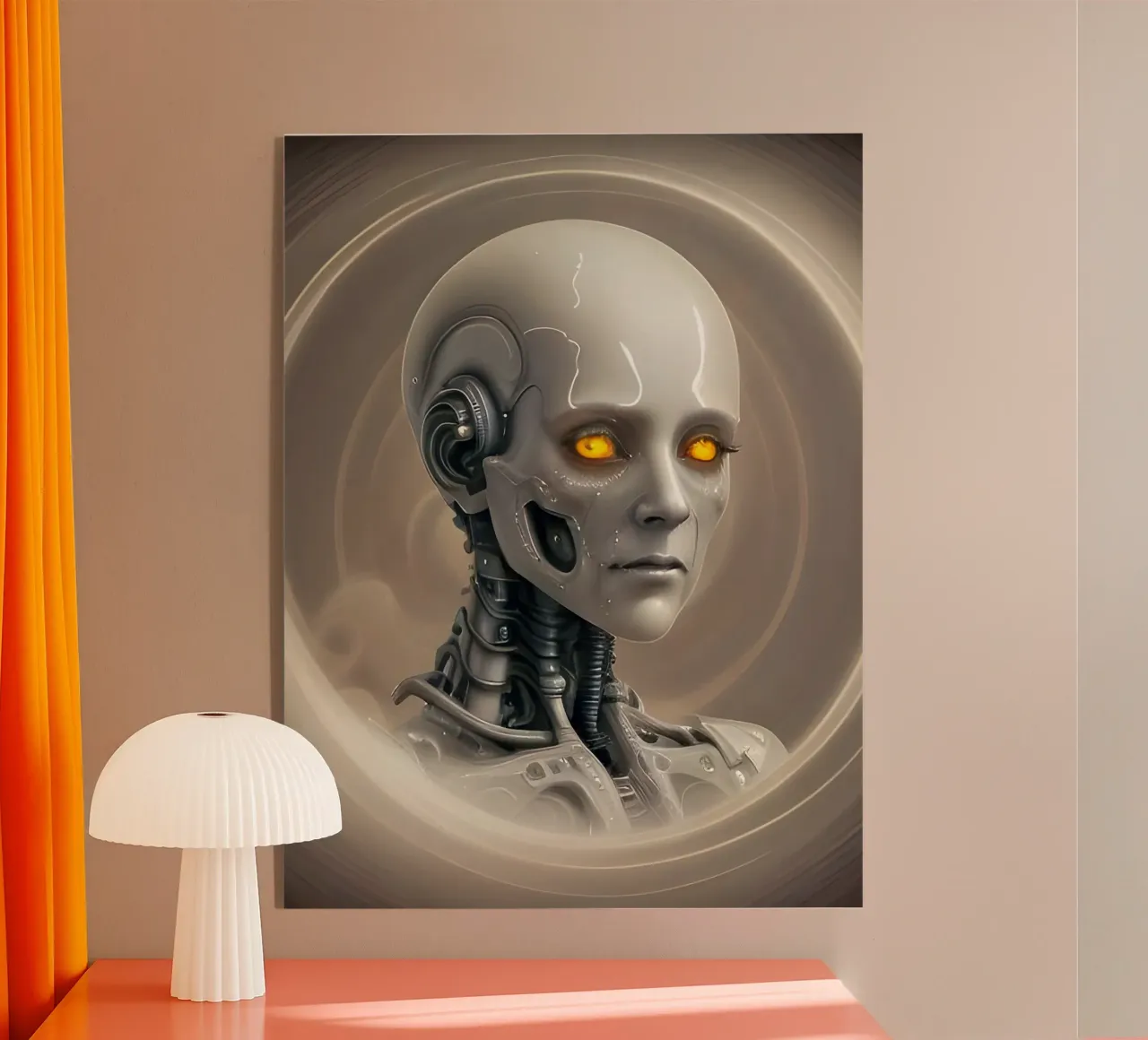 The Thoughtful Cybernetic Observer plexiglass da Lady Mathzeba