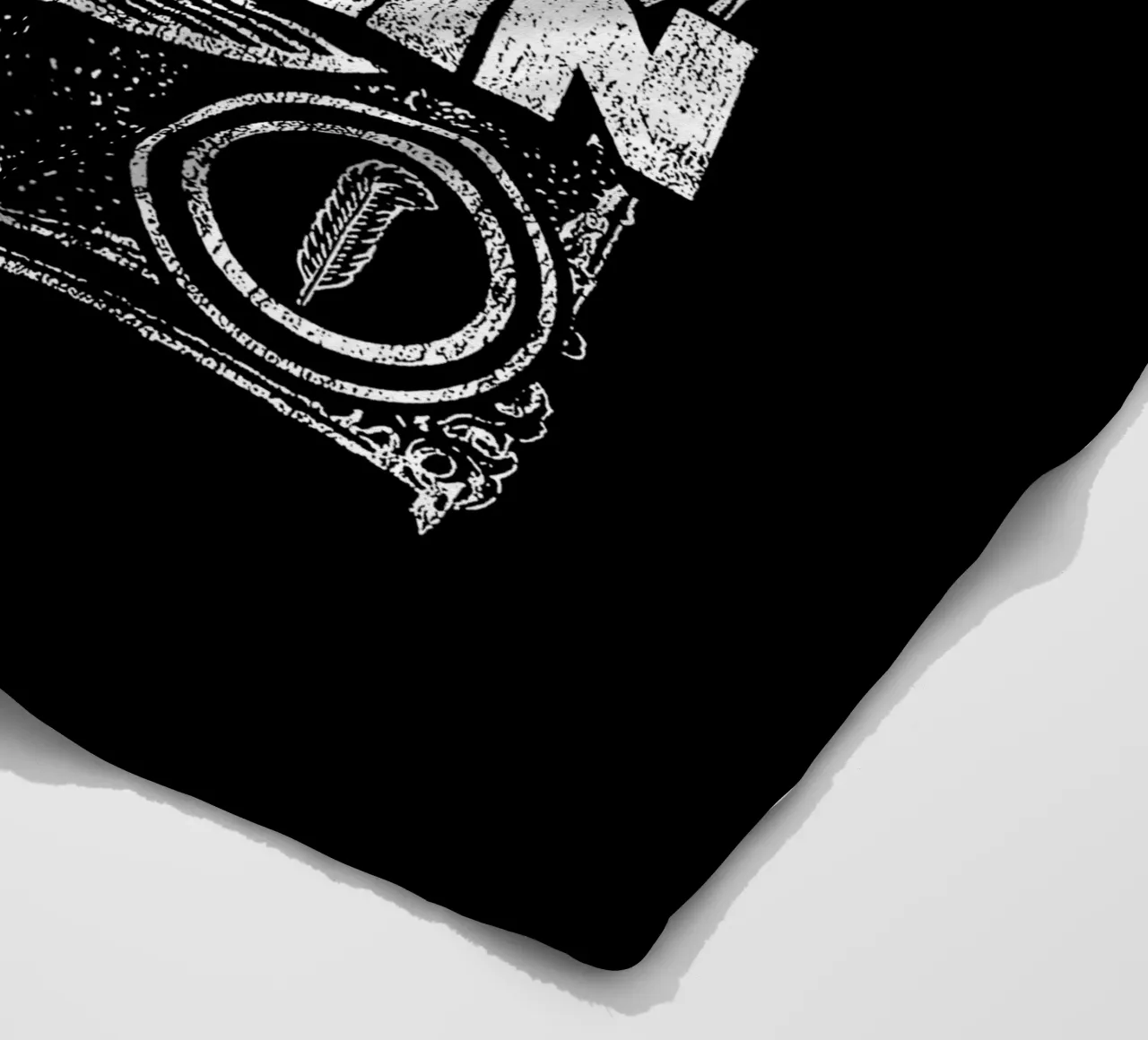 Led Zeppelin - Black And White fleece blanket by Gage Gottlieb