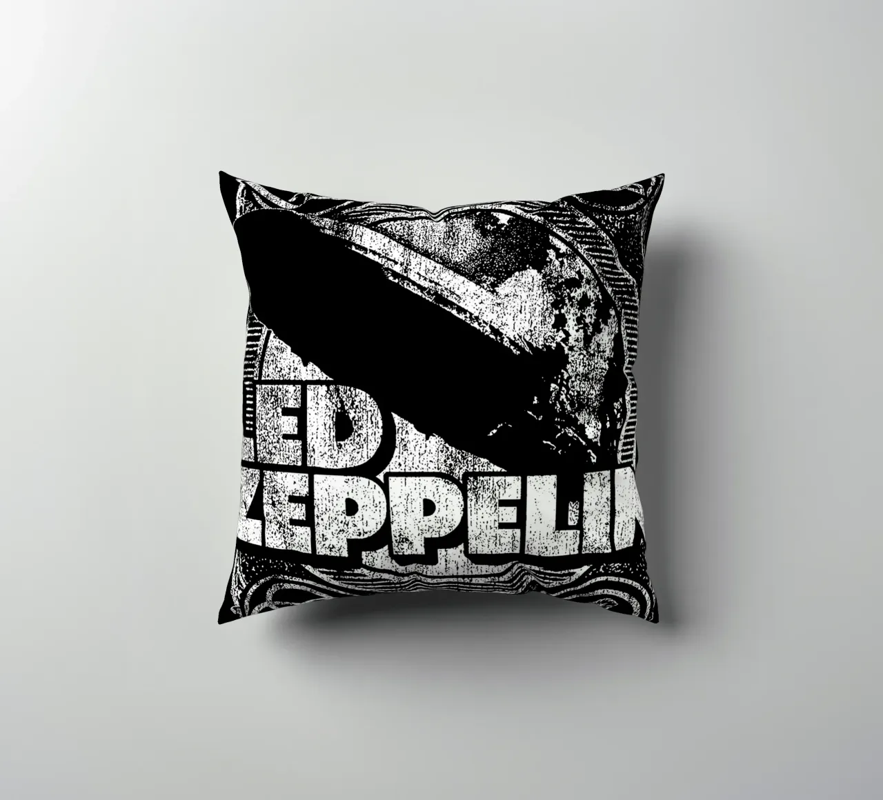 Led Zeppelin - Black And White cuscino da Gage Gottlieb