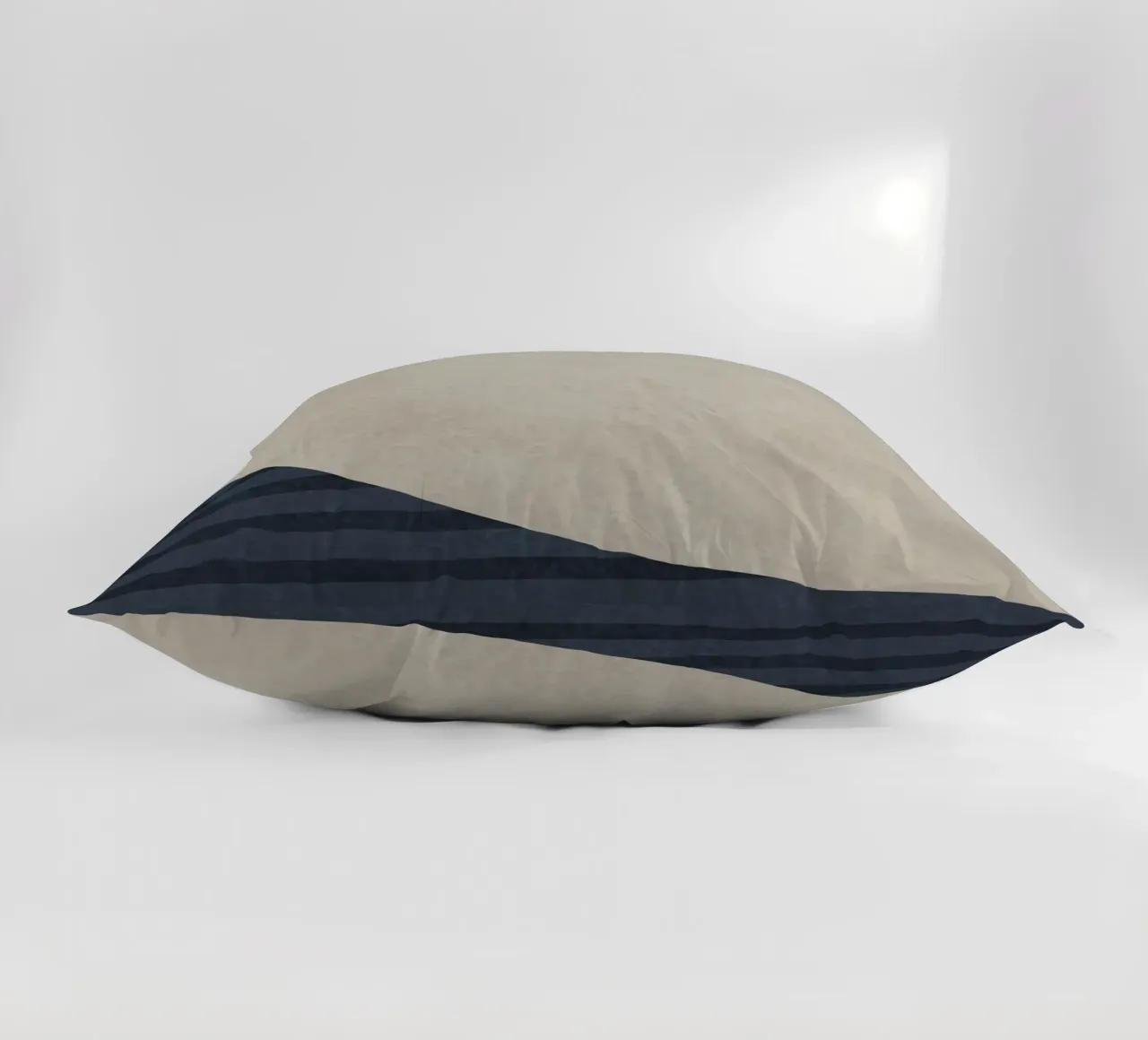 organic geometric abstract with stripes cuscino da vintageshop