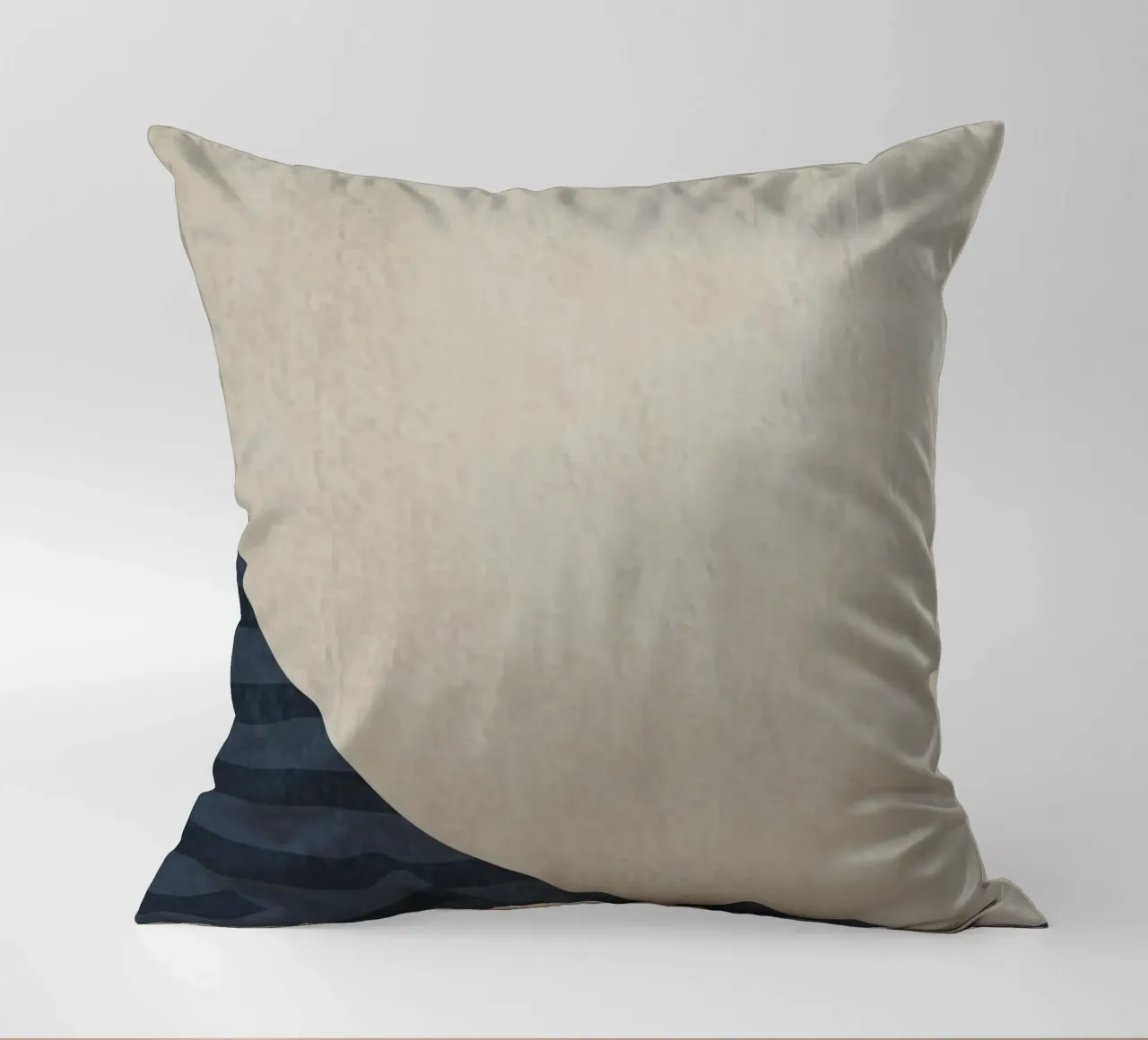 organic geometric abstract with stripes cuscino da vintageshop
