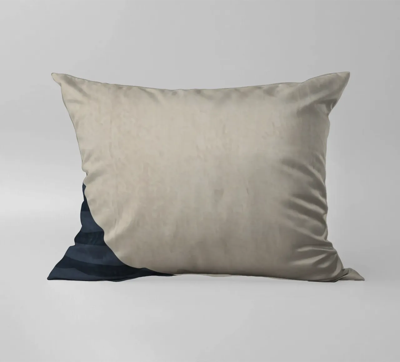 organic geometric abstract with stripes cuscino da vintageshop