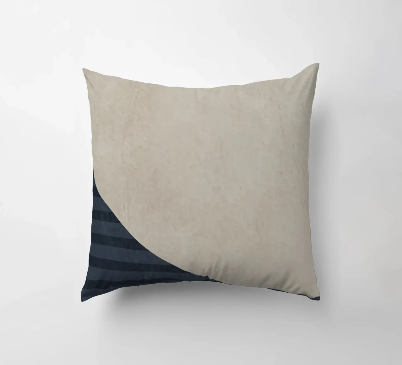 organic geometric abstract with stripes cuscino da vintageshop